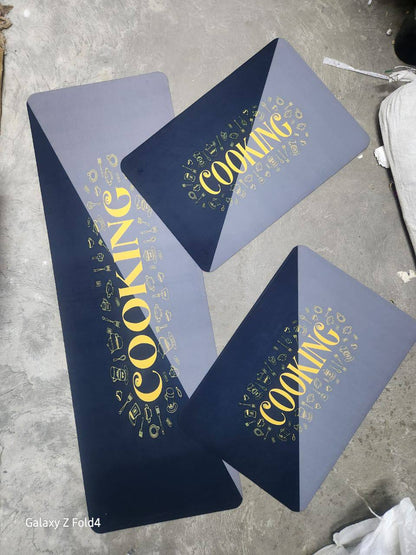 Unbinded kitchen mat 3pc