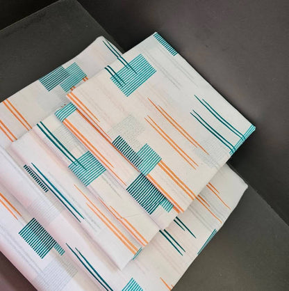 Two Flat Bedsheet Both Printed 
4 Pillowcases