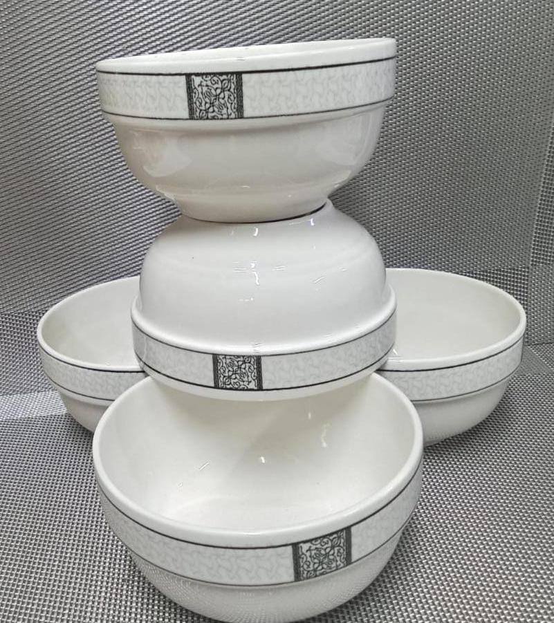 6pc Mesh Ceramic Bowl 4.5"