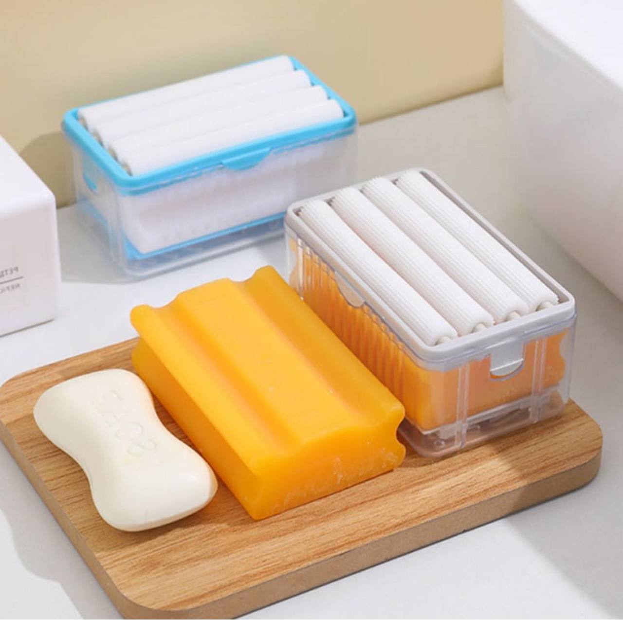 2in1 Spring loaded Soap roller dispenser or soap dish