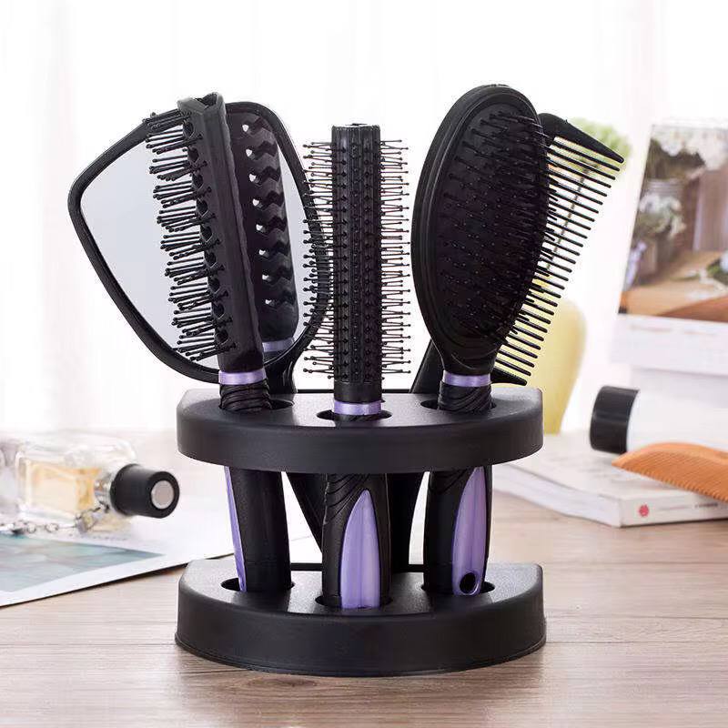 6in1 hair combs set and stand