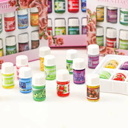 3ml Essential oils now available in a pack of 12 different fragrances