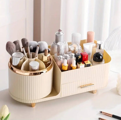 360° Rotating cosmetic storage organizer