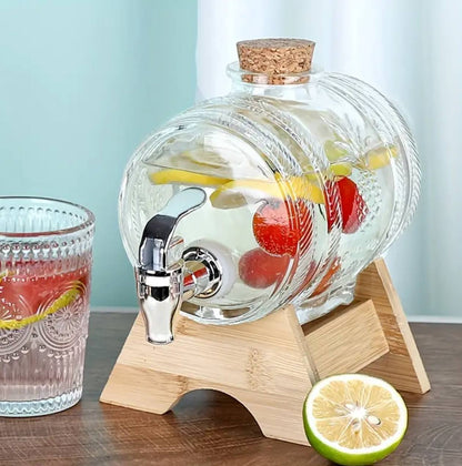 5l Wine barrel beverage dispenser