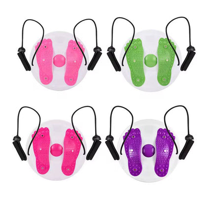 Yoga twisting disc plate