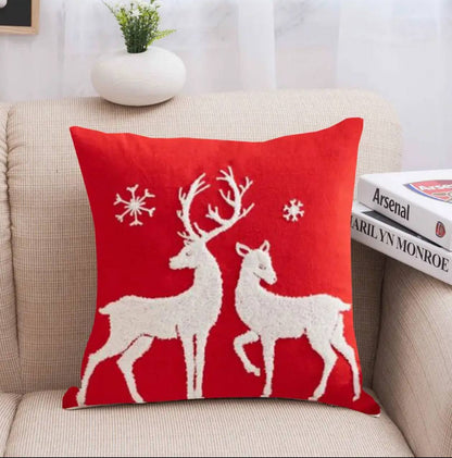 6pc Christmas Themed Pillow Covers