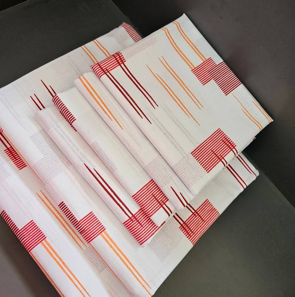 Two Flat Bedsheet Both Printed 
4 Pillowcases