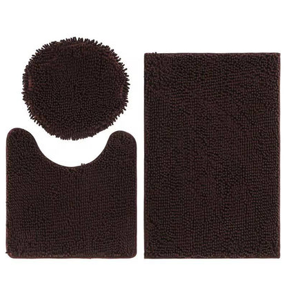 3 in 1 fluffy toilet mats