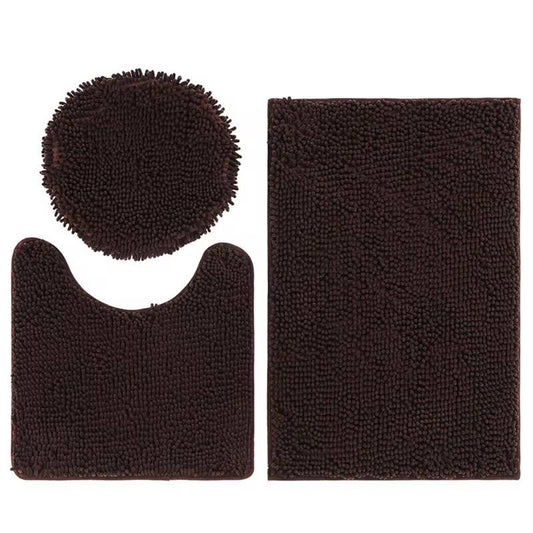3 in 1 fluffy toilet mats