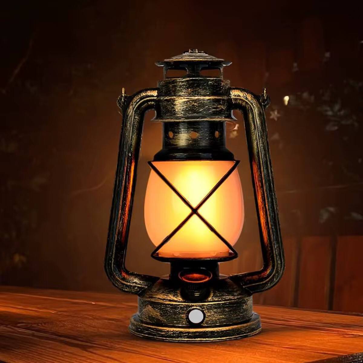 VINTAGE  DESIGN 35cm LED LANTERN