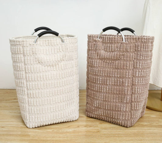 Woolen laundry baskets