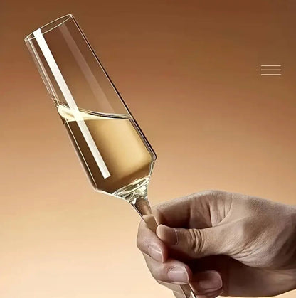 6pcs Luxury Crystal Champagne Glasses