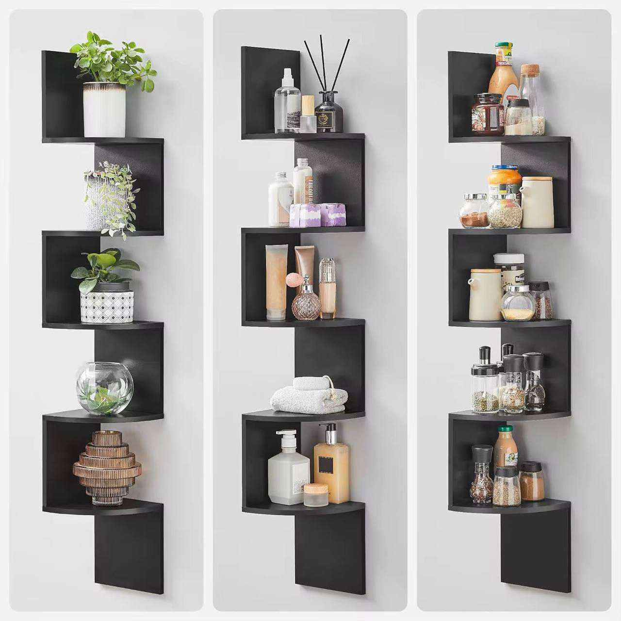 5-tier corner shelf