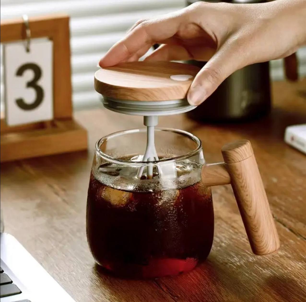 400Ml Electric borosilicate Self stirring Mug now