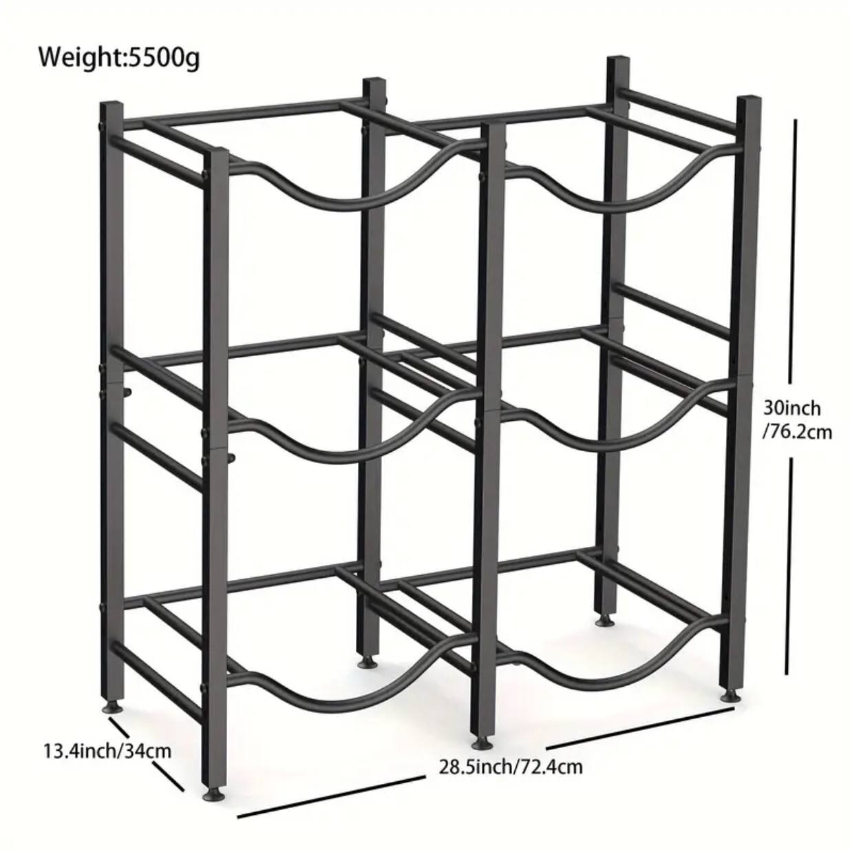 6 Water Bottle holder rack