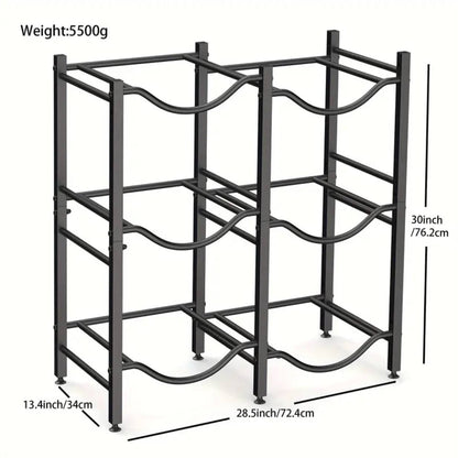 6 Water Bottle holder rack