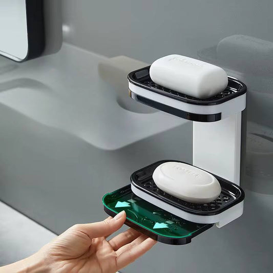 Acrylic soap dish 2 tier