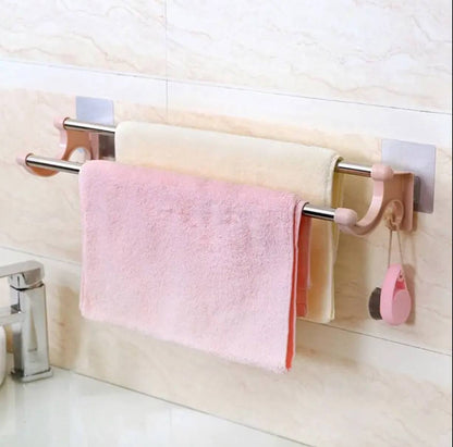 54cm self adhesive Double Pole Towel Holder