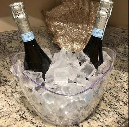 3.5ltr transparent acrylic wine bucket