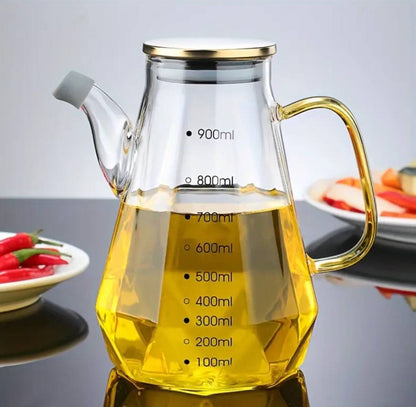 900Ml Oil Jar With A Sprout