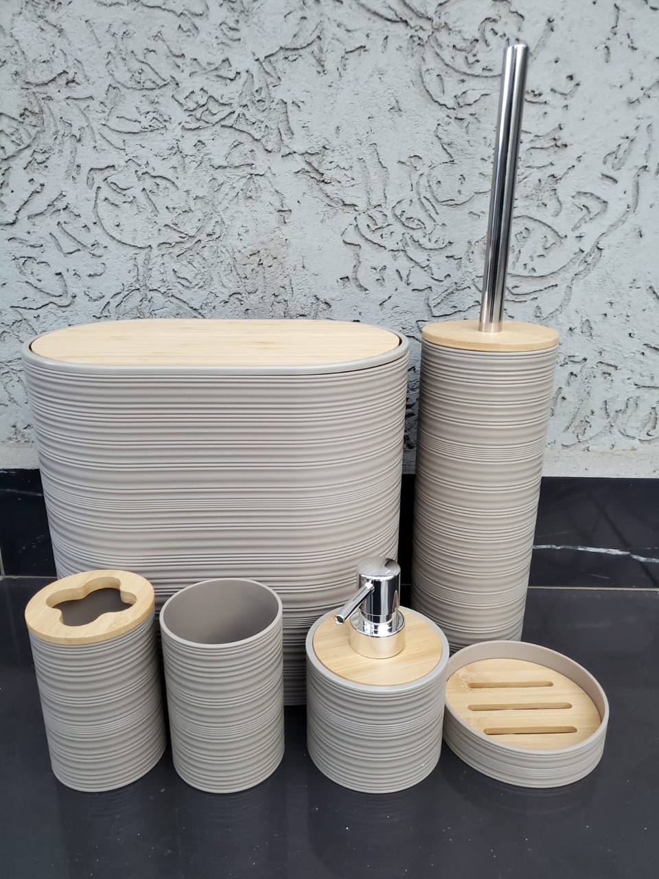 6pcs Bathroom accessories set