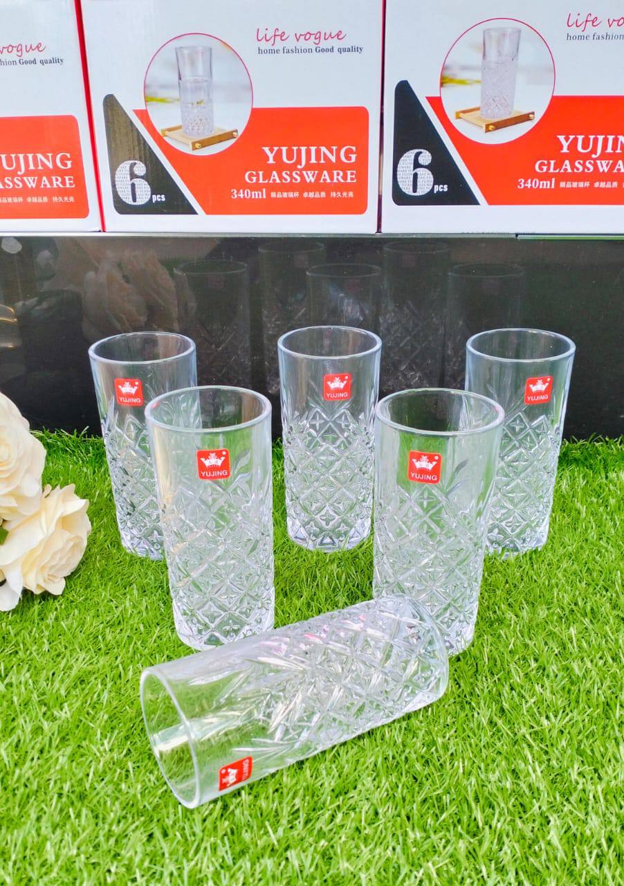 A set of 6pcs Water / Juice Glass