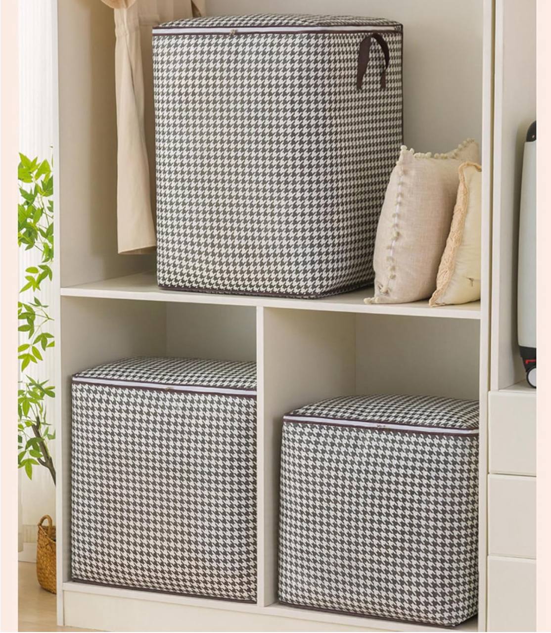 3pc Large Capacity Quilt Duvet/Closet Organizer/Luggage Storage Bags