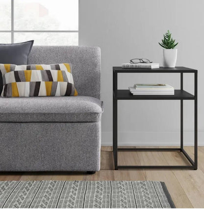 2layers METALLIC SIDE TABLE