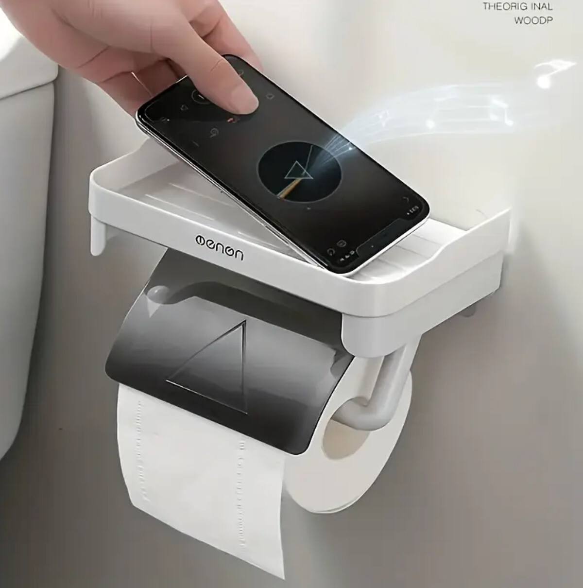 Wall-mounted tissue holder