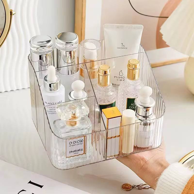 4 grid cosmetic organizer
