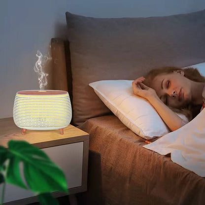 7 Colors Wood Grain Ultrasonic Ultrasonic Aromatherapy  Diffuser