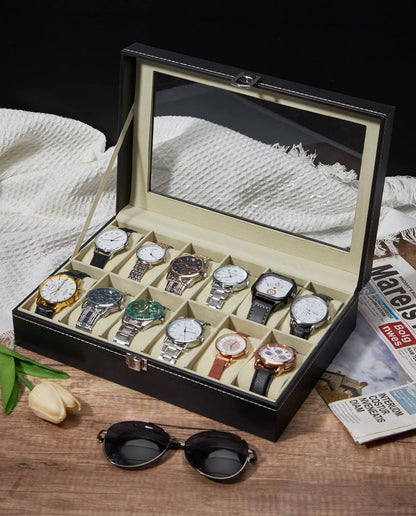 12 slots watch Organizer/ storage box