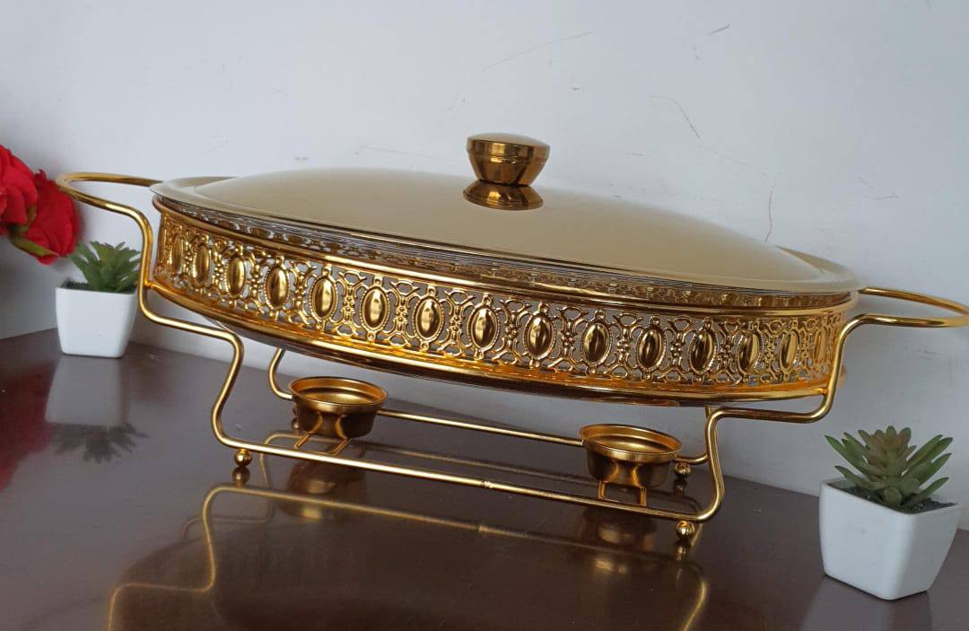 3.0L Golden chaffing dish