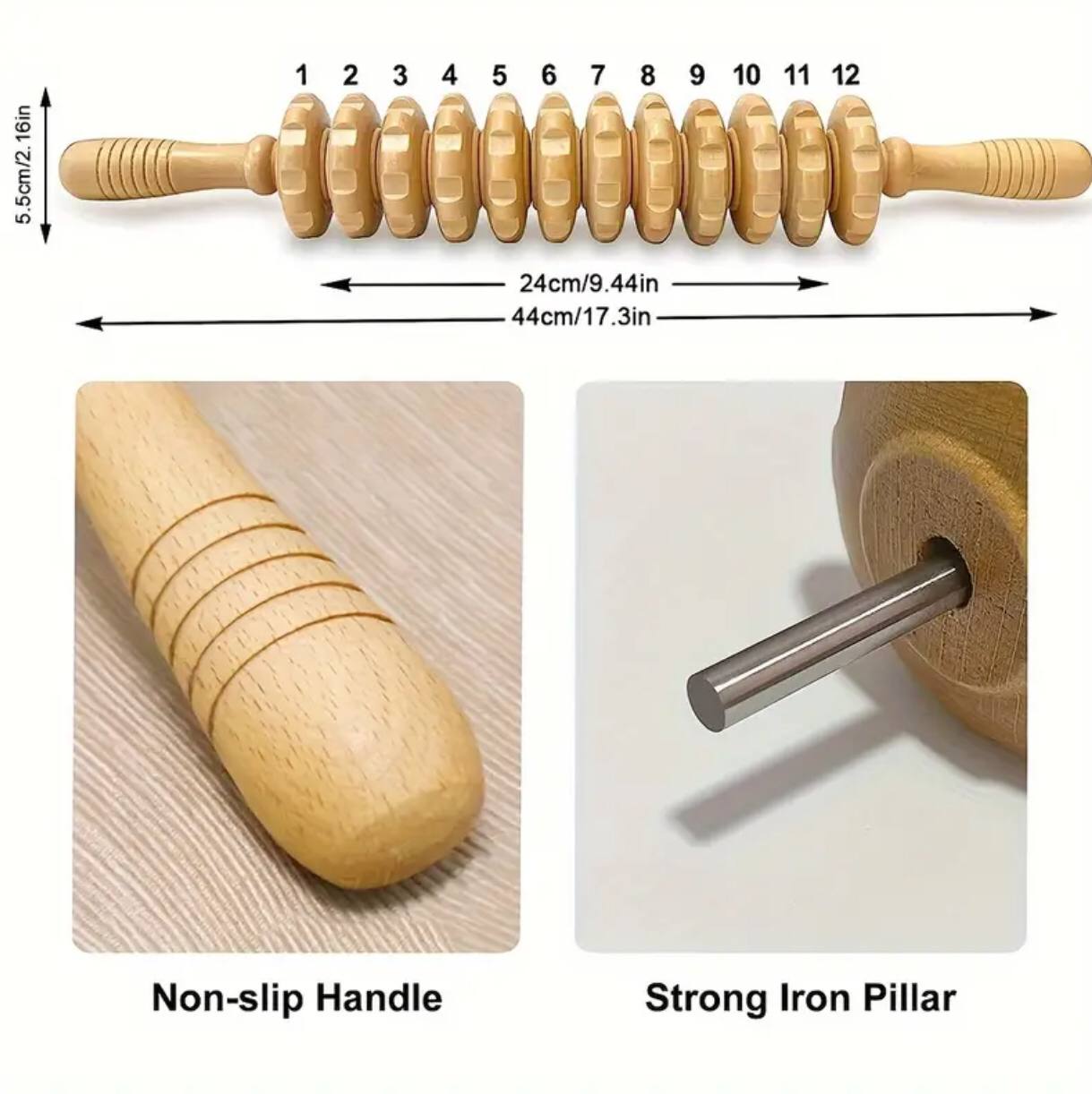 Wood therapy massage tool