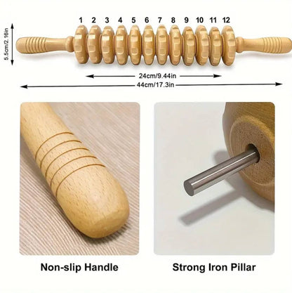 Wood therapy massage tool