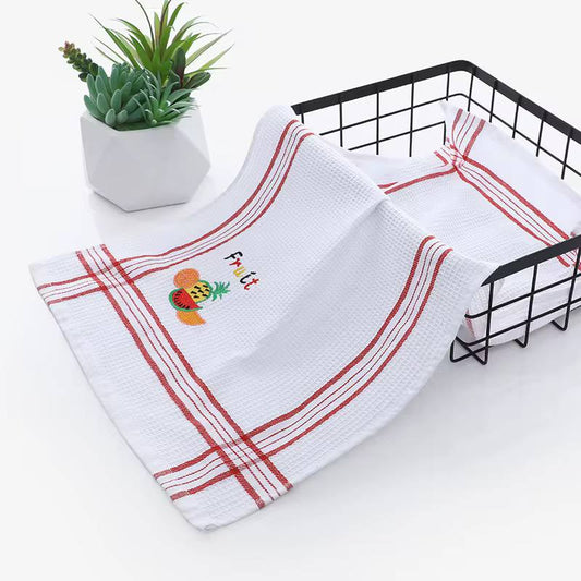 6pcs Microfiber Towel Absorbent Kitchen Cleaning Cloth