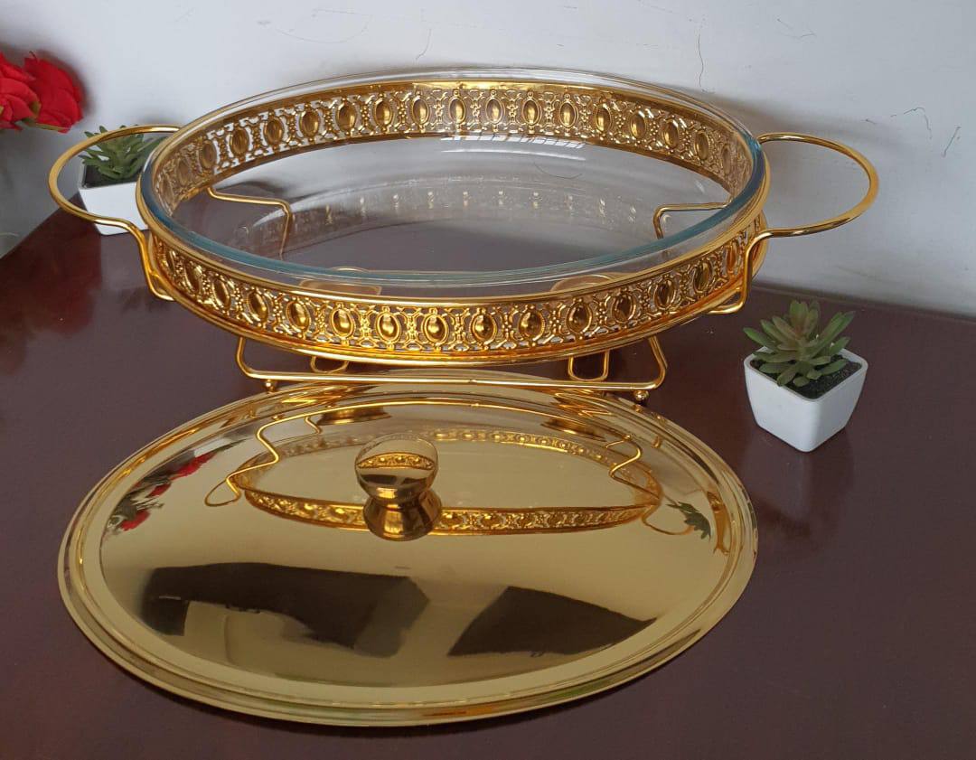 3.0L Golden chaffing dish