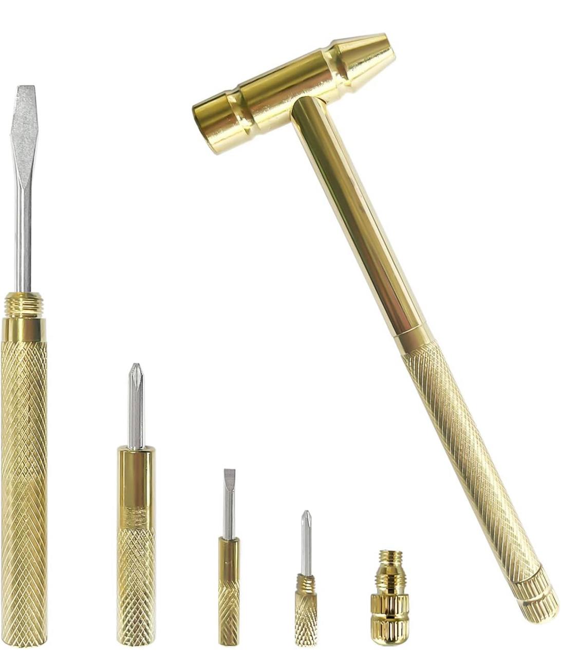 5 in 1 Multifunction Mini Hammer and Screwdriver Hand Tools Set