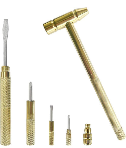 5 in 1 Multifunction Mini Hammer and Screwdriver Hand Tools Set