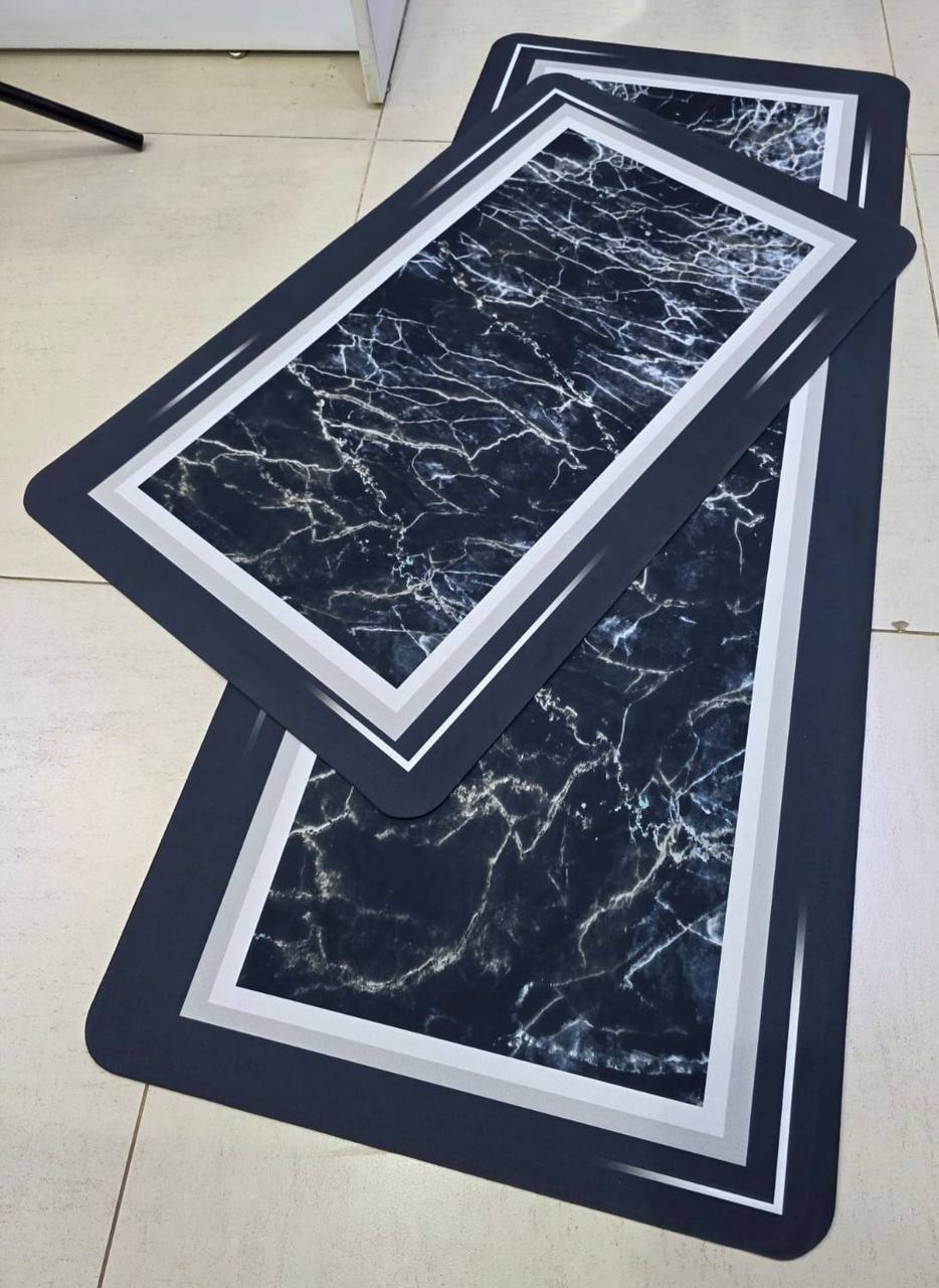 2 pc rubber kitchen mats