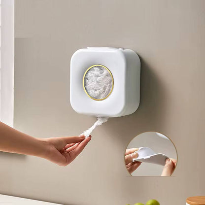 wall mounted food cover clear paper  storage box
