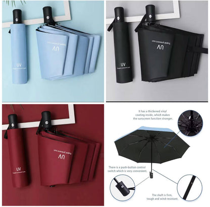 8 Ribs  Travel Rain Sun Umbrellas