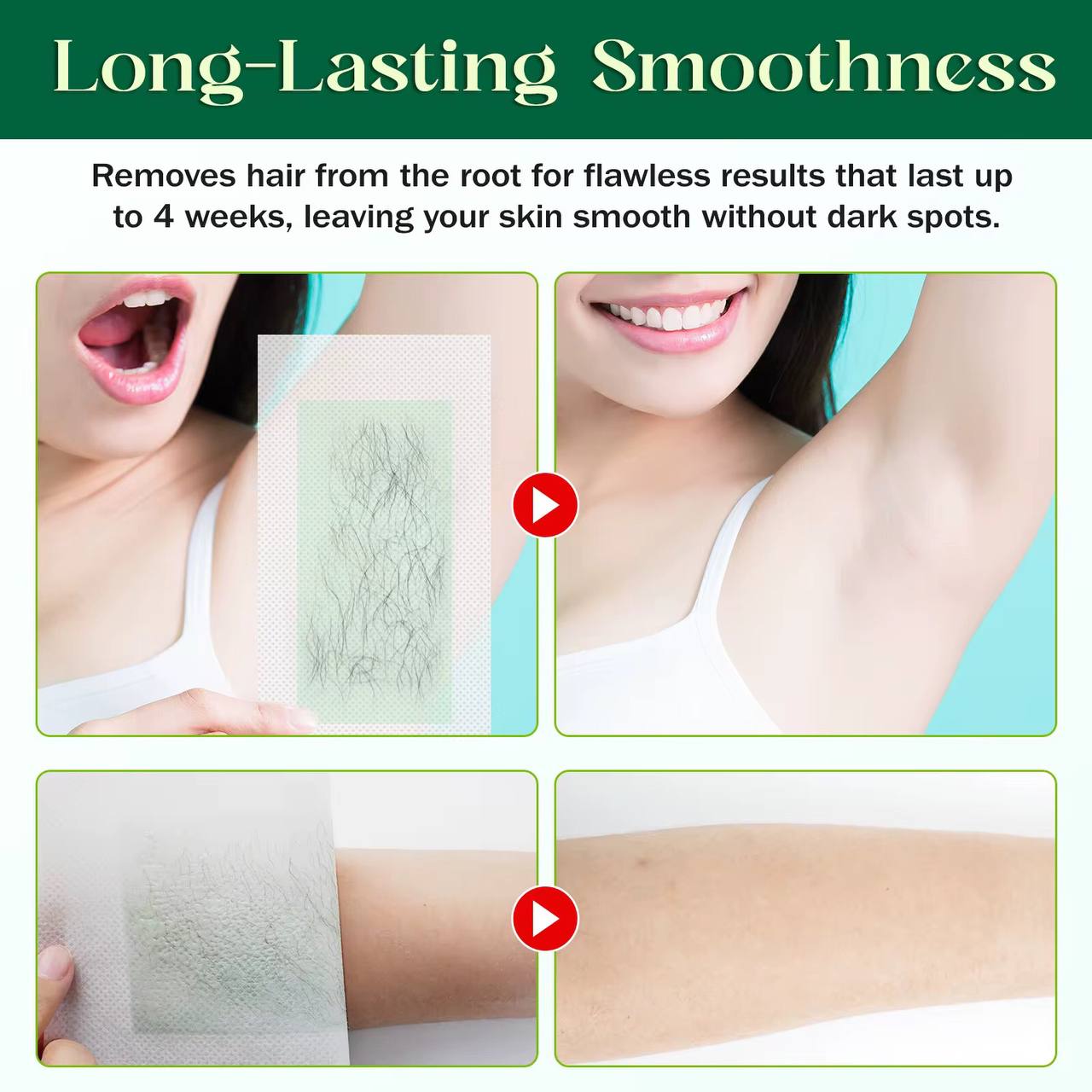 40 strips Rapid Hair removal Wax Strips