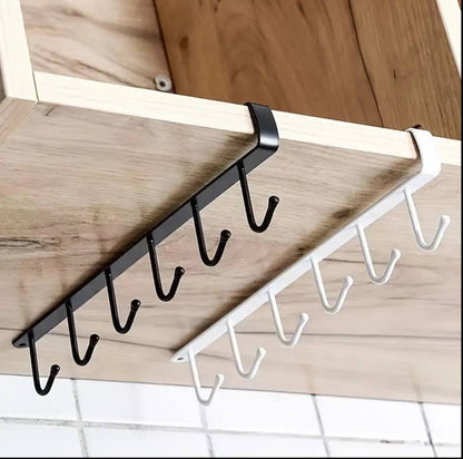 Under shelf metallic organizer