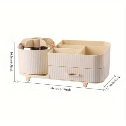 360° Rotating cosmetic storage organizer