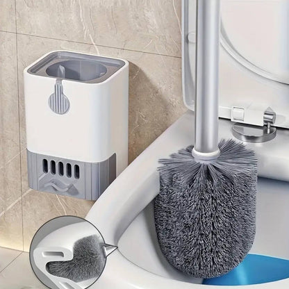Wall Mounted Long Handle Toilet Cleaning Brush