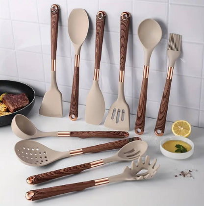 11pcs silicone spoon set