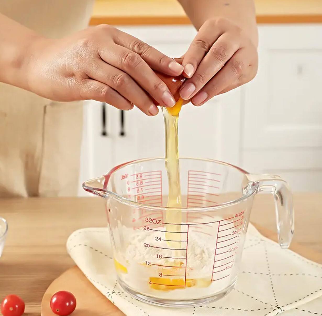 1000ml Glass Measuring Cup With Scale And Handle