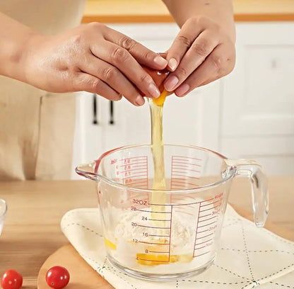 1000ml Glass Measuring Cup With Scale And Handle