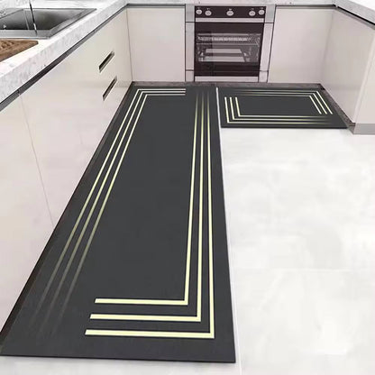 2PCS DIATOMITE RUBBER KITCHEN MATS